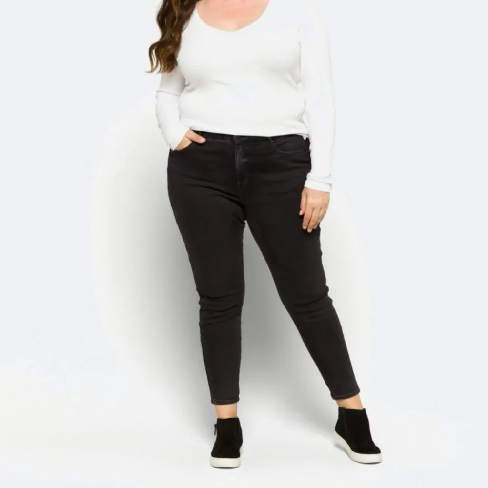 Pistola Arianna High-Rise Skinny Jean with Side Seam -- sz 18 - Picture 1 of 10